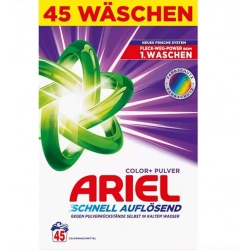 Ariel Color + proszek do prania kolorów 45(prań)/ 2,74 kg